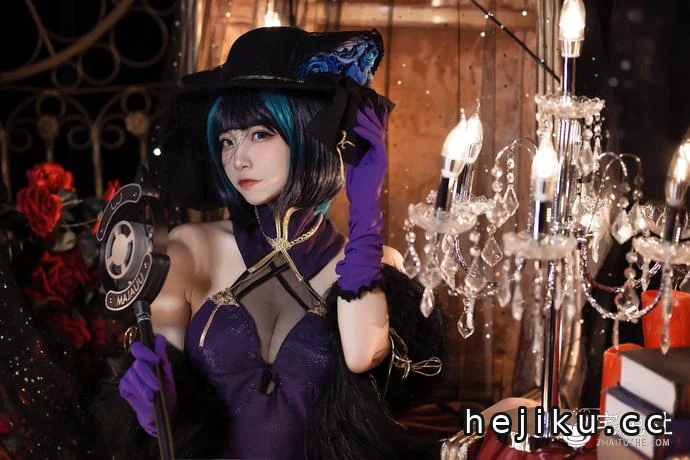 二佐Nisa cosplay作品108 柴郡音乐绚烂 (1) 宅兔社.jpg