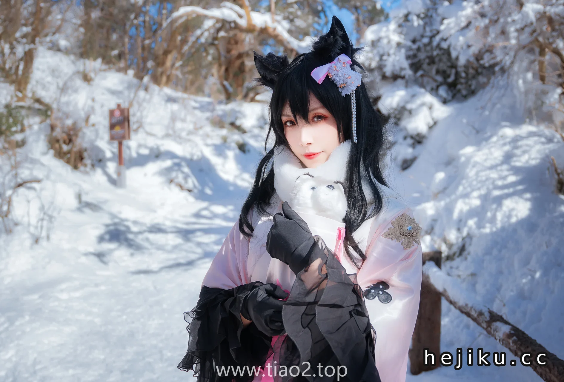 翻完Neko-薇薇这套爱宕和服,才懂什么叫从走路开始改角色
