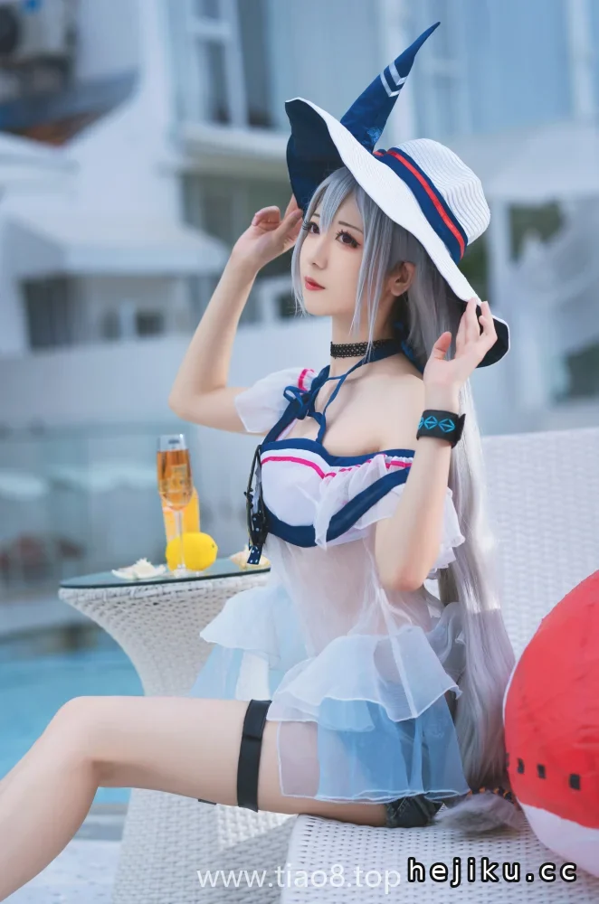 弥音音wwNO.35明日方舟斯卡蒂cosplay,深海冷感看完让人静了好久