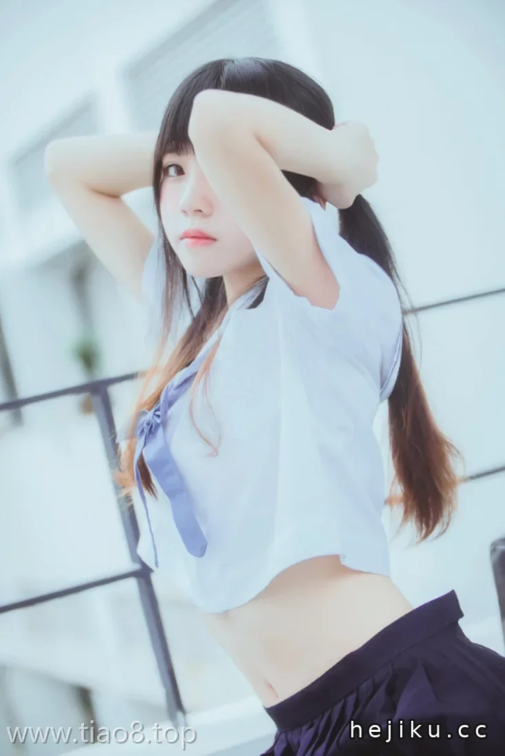 美图欣赏丨Coser桜桃喵:NO.003-蓝白水手服[39P-290MB]