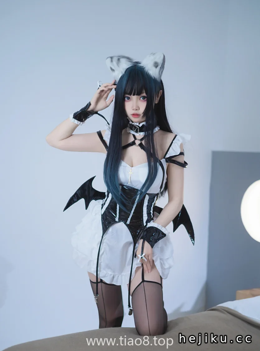 洛桑w伊梓这套猫耳小恶魔太上头了,42张图根本看不够