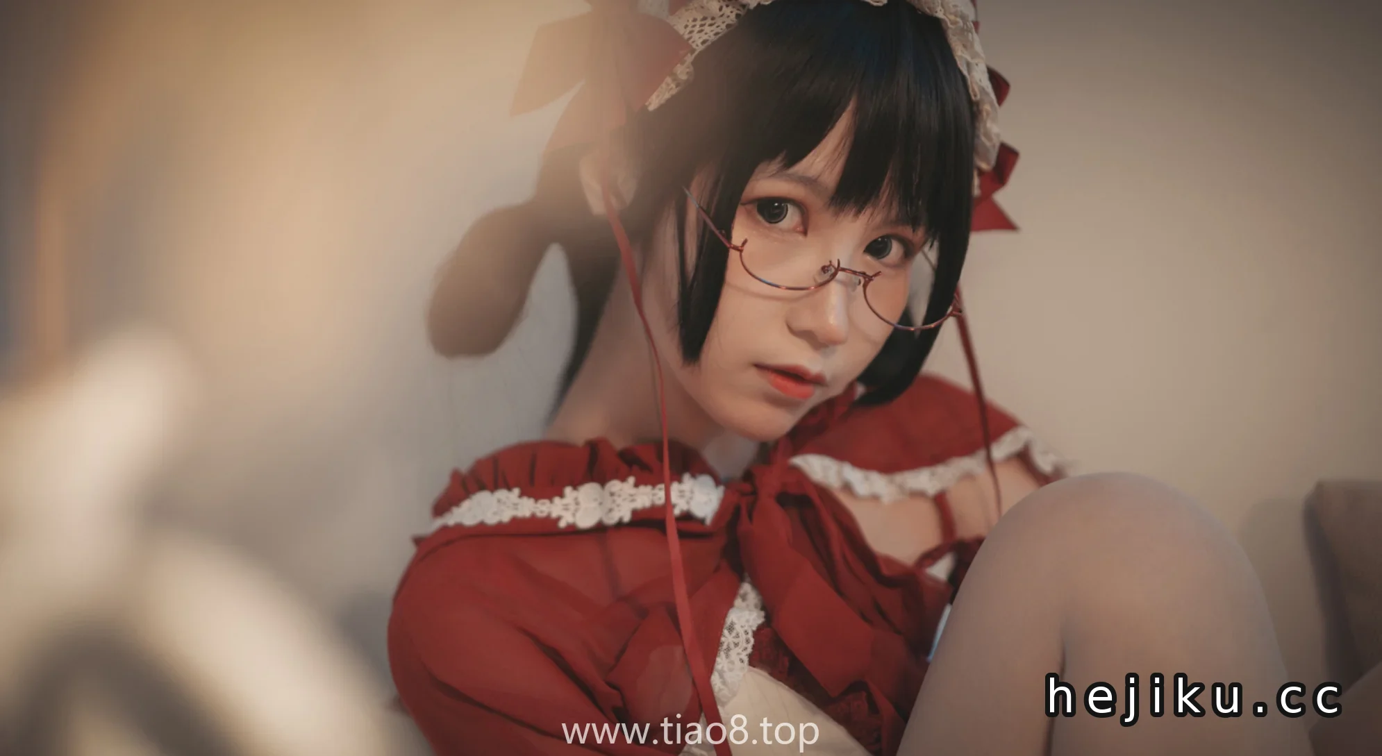 逐月Su童话镇小红帽cosplay:NO.041的红斗篷下,不只是甜美