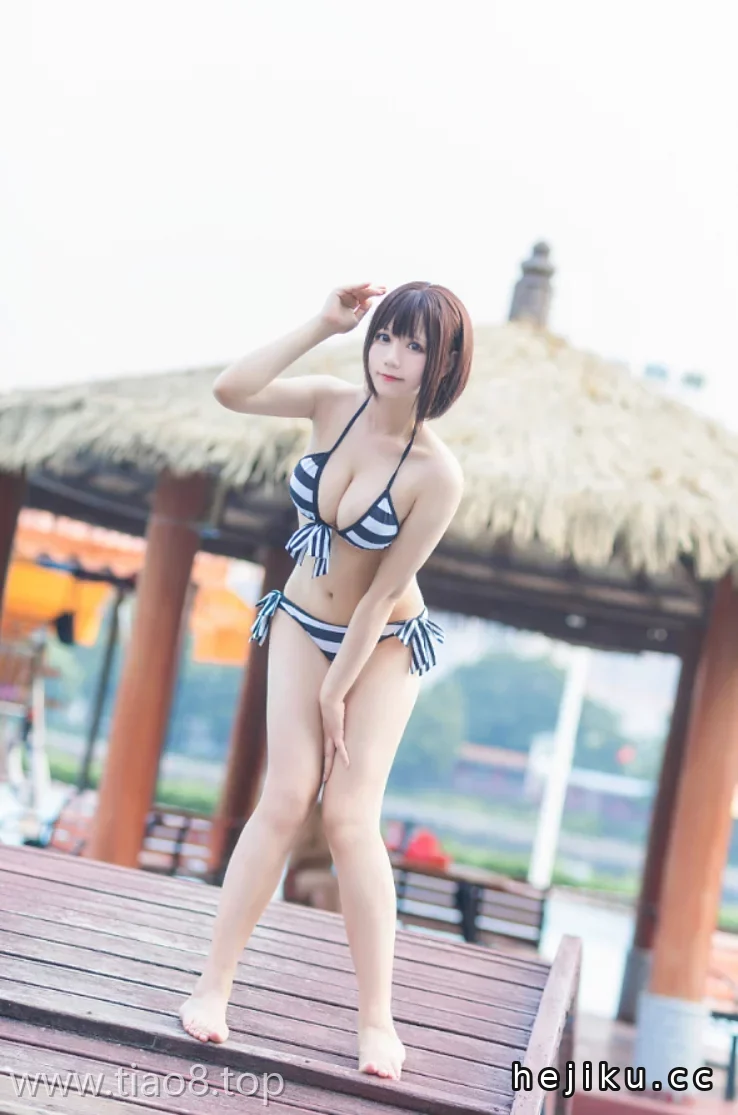 美图欣赏丨Coser_Nyako喵子:NO.019-加藤惠泳装[11P-50MB]