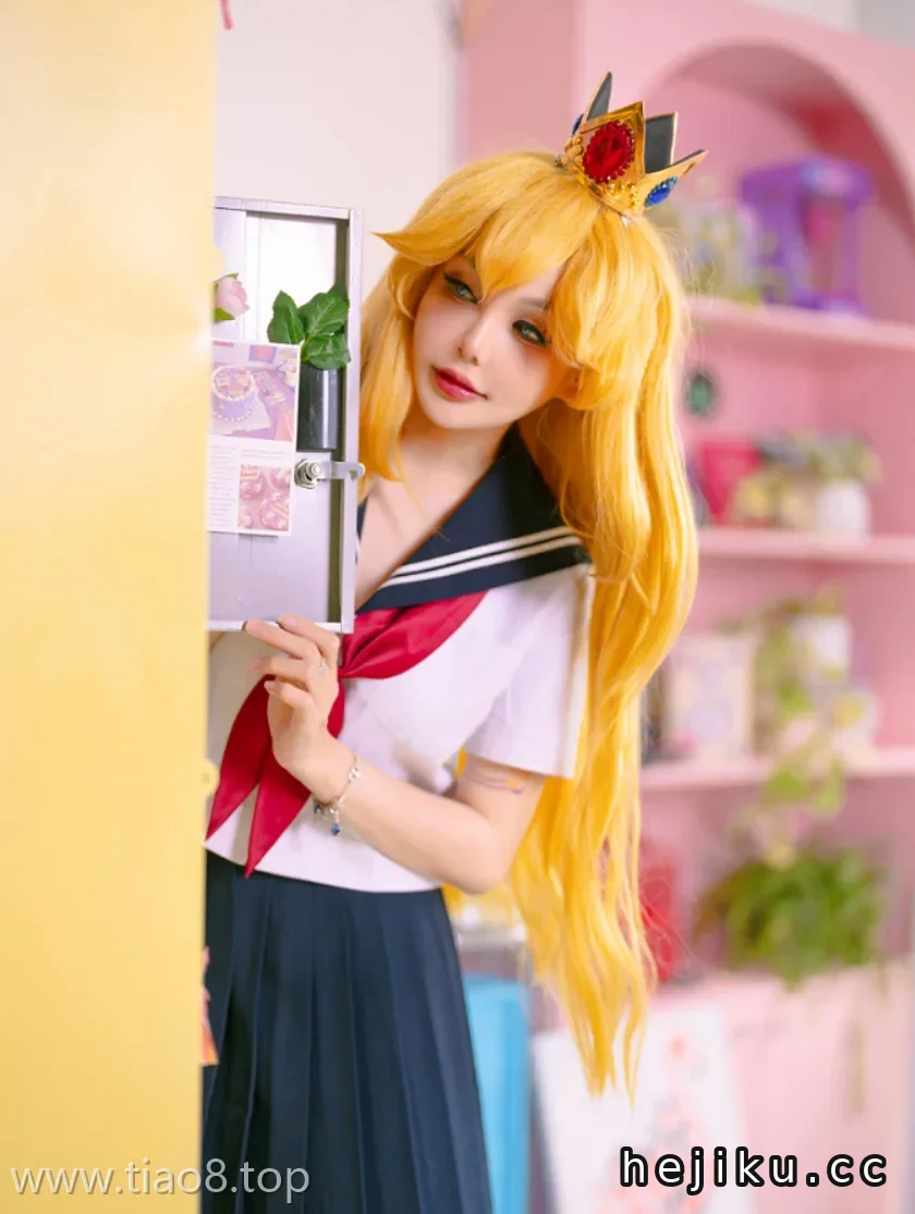 美图欣赏丨Coser_Joyce Lin2x:NO.041-Peach School Gi