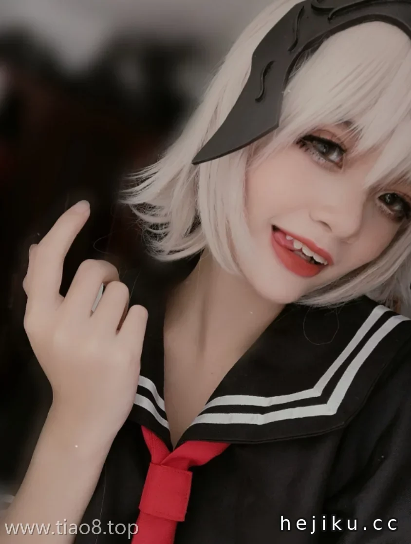 美图欣赏丨Coser_Azami:NO.020-黑贞德[14P-40MB]