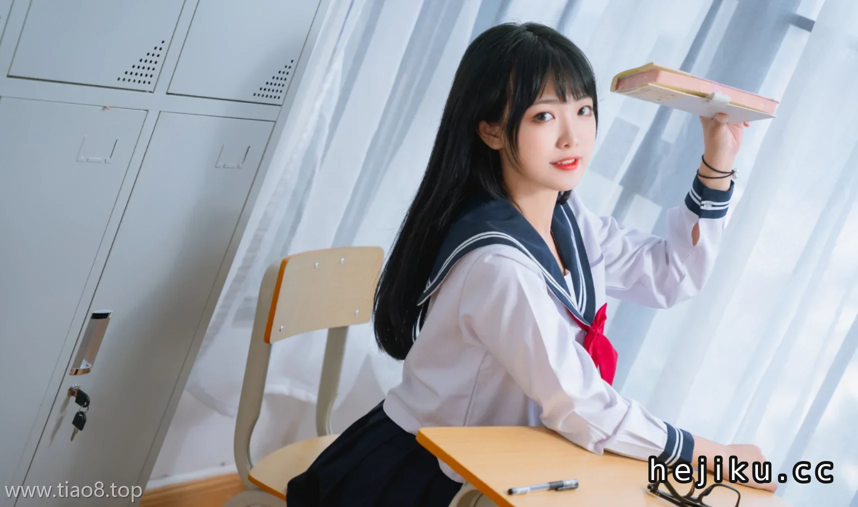 美图欣赏丨Coser_lovely呆玄:NO.006-课后教室[42P-492MB]