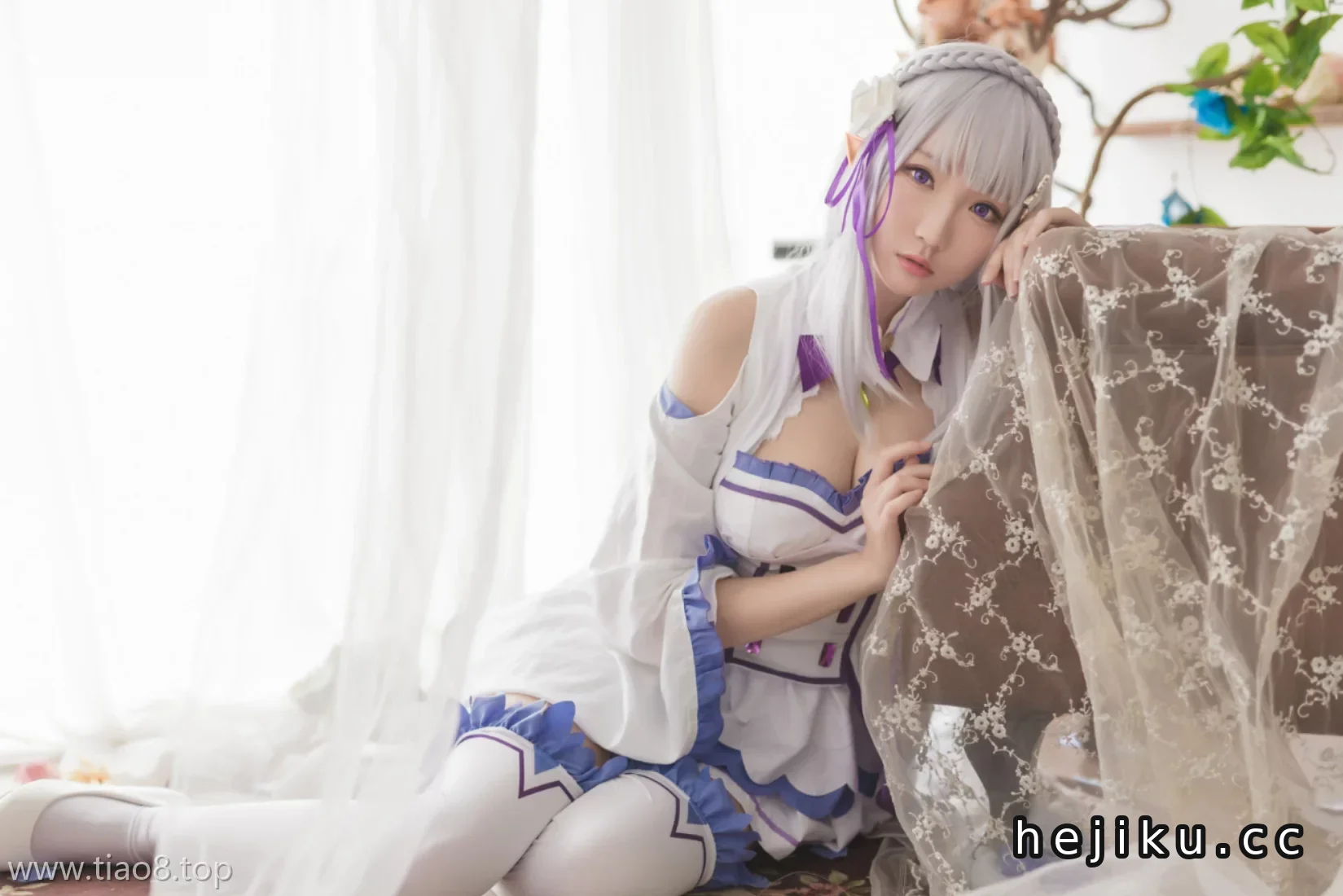 美图欣赏丨Coser瓜希酱:NO.004-艾米莉亚[16P-60MB]