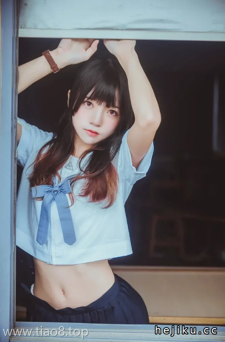 美图欣赏丨Coser桜桃喵:NO.003-蓝白水手服[39P-290MB]