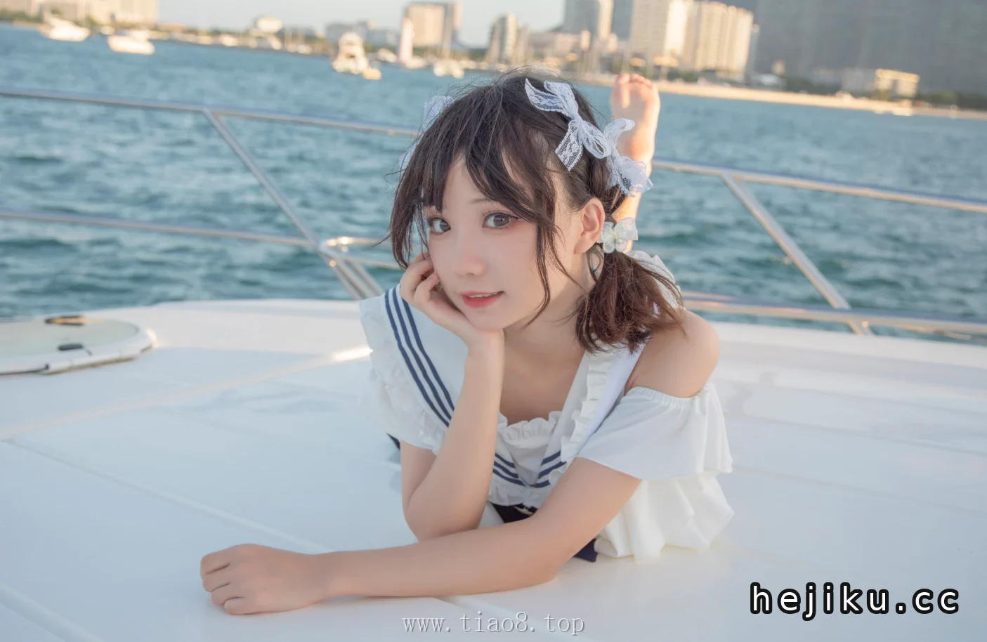 美图欣赏丨Coser花柒Hana:NO.013-三亚熊之海J风泳装[12P-153.01M