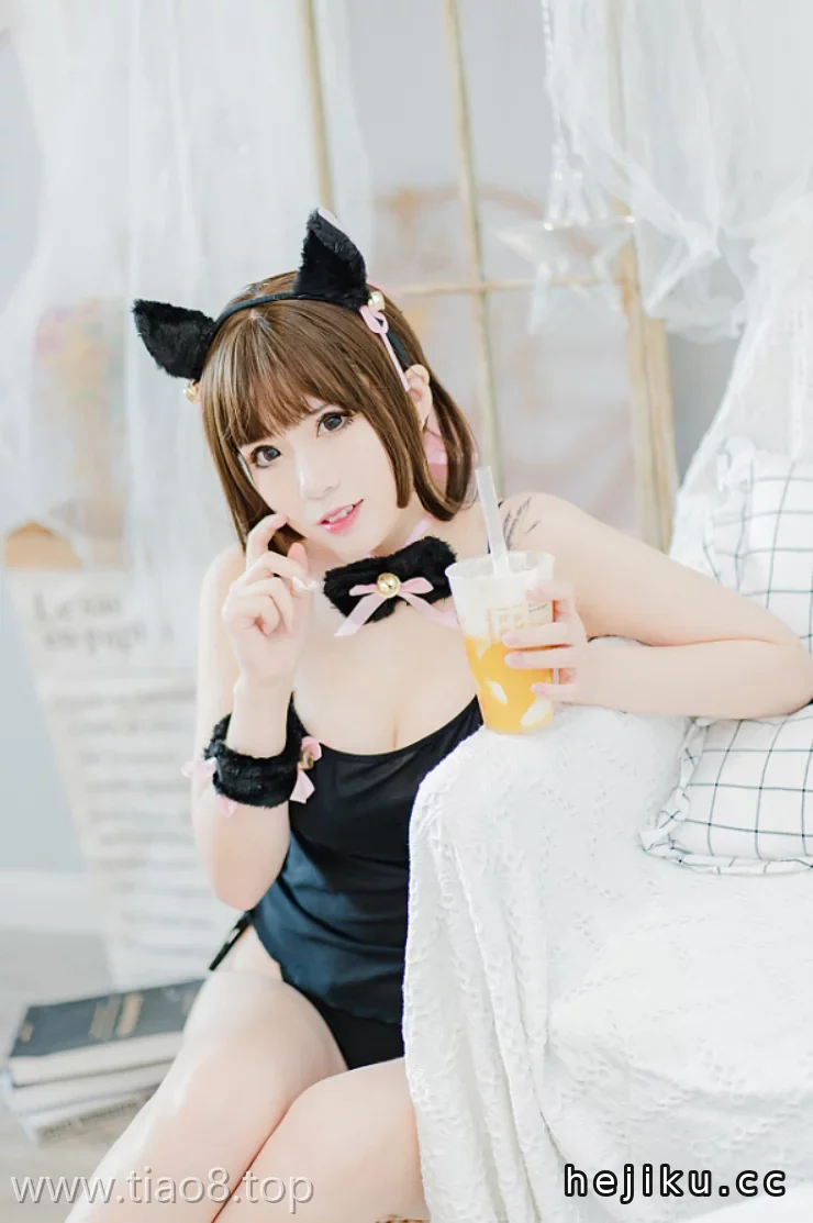美图欣赏丨Coser羊大真人:NO.008-猫娘[20P-175M]