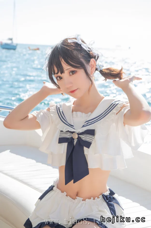 美图欣赏丨Coser花柒Hana:NO.013-三亚熊之海J风泳装[12P-153.01M